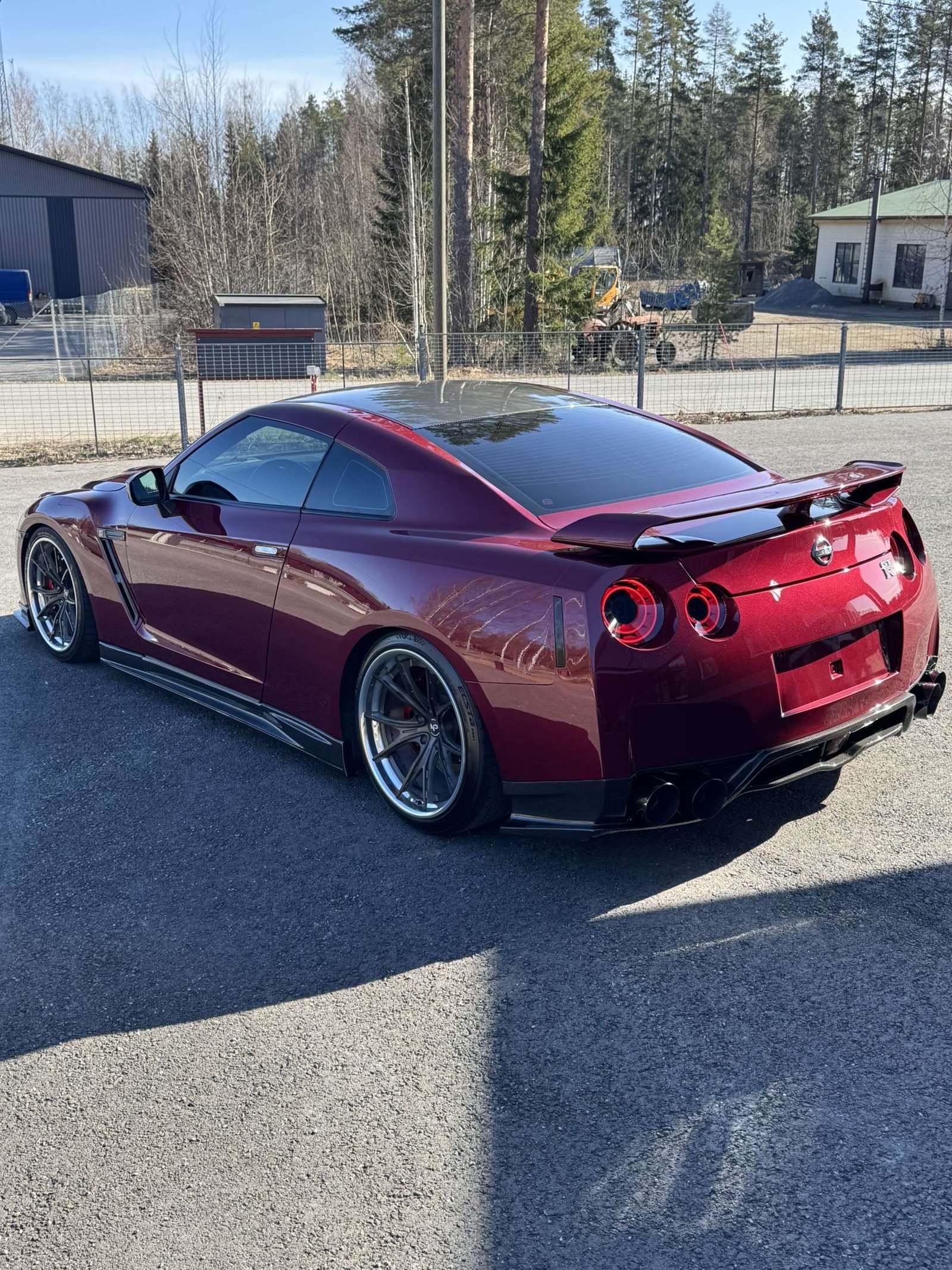 Color-shift red and purple Nissan GT-R – Wicked Street Customs